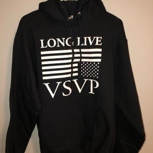 long live vsvp black hoodie